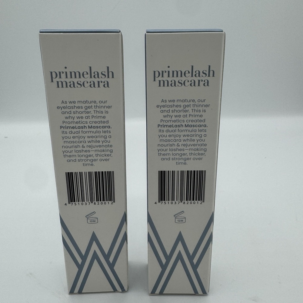 Prime Prometics Primelash Mascara - Lot Of 2- Black NEW Mature Skin 50+ - Picture 2 of 5